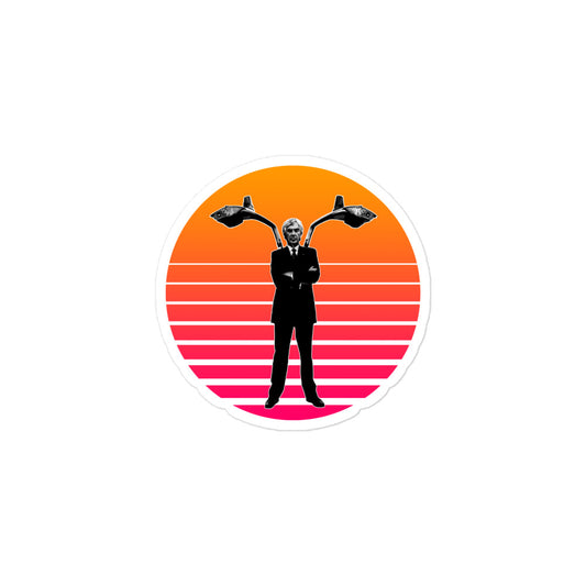 John Z. Delorean Gullwings/Sun Sticker